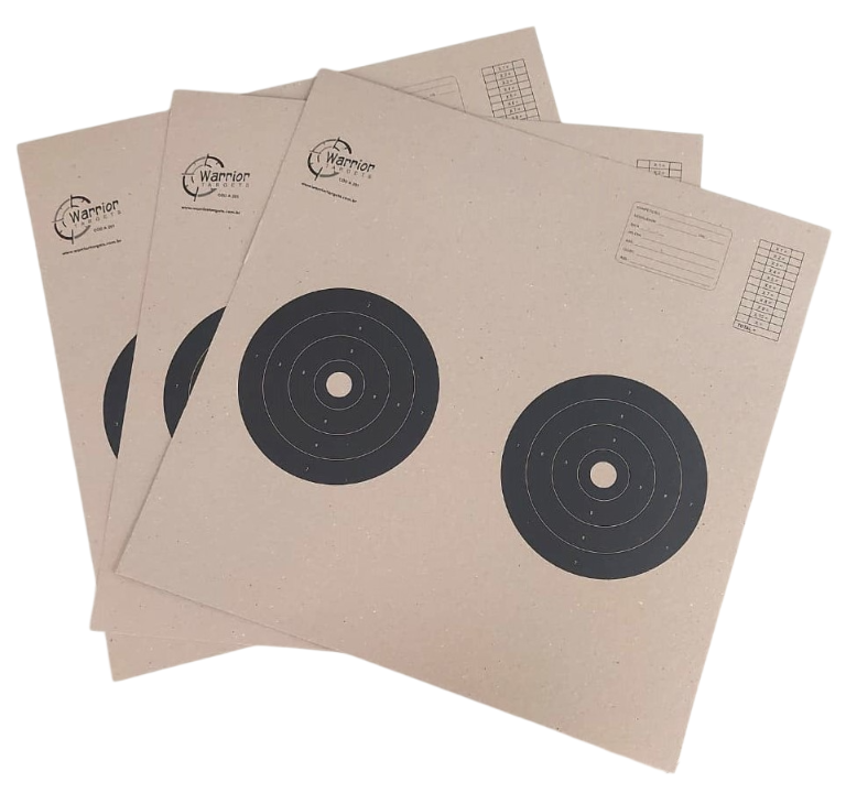 Alvos 2 Centros - 450g (pardo) 55x55cm  A201