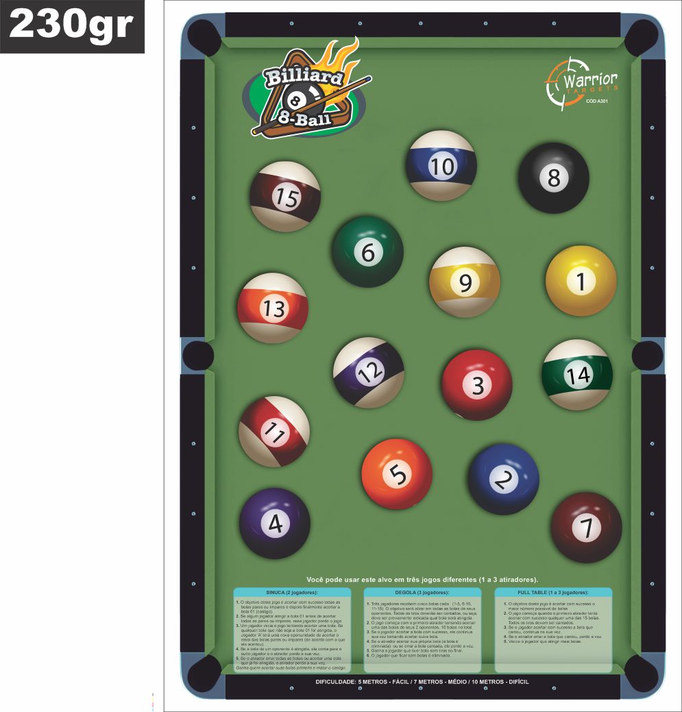 Alvos Billiard Ball - Duelo  A301