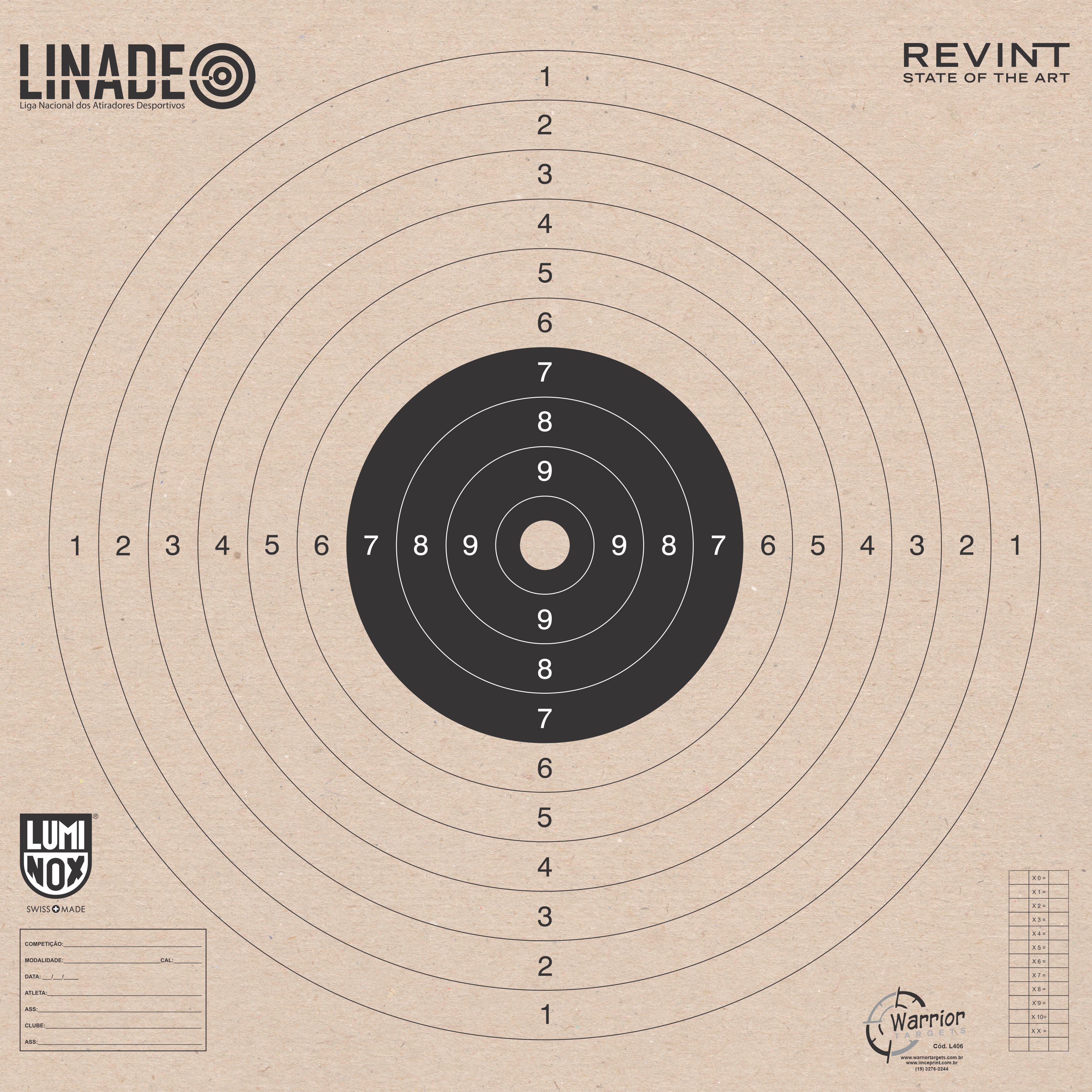 Alvo 1 Centro LINADE 450g (pardo) 55x55cm L406
